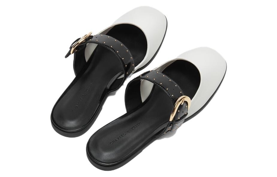 Сабо CHARLES&KEITH Closed Toe Slippers Women's — фото 4