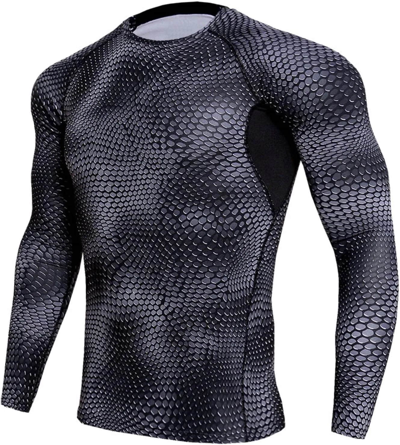 

Мужская футболка для тренировок с длинным рукавом Quick-Drying, Stretchy, Breathable