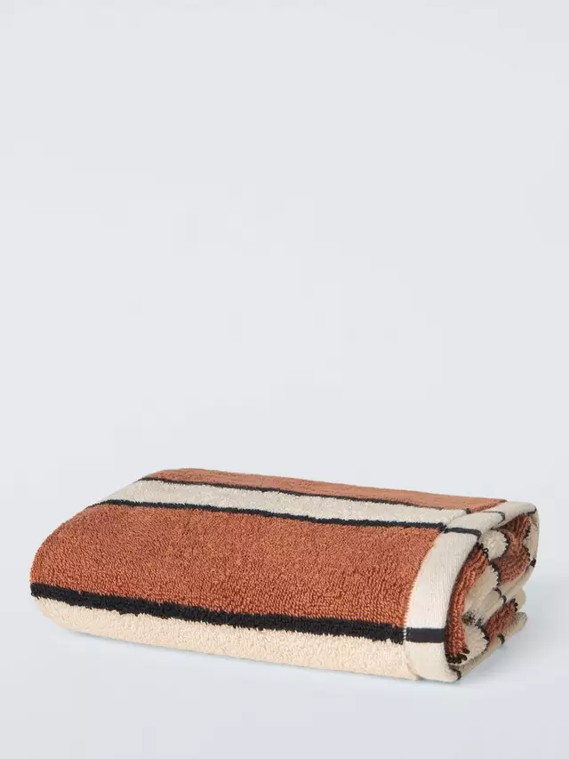 

Полотенце John Lewis Reversible Stripe, цвет neutral