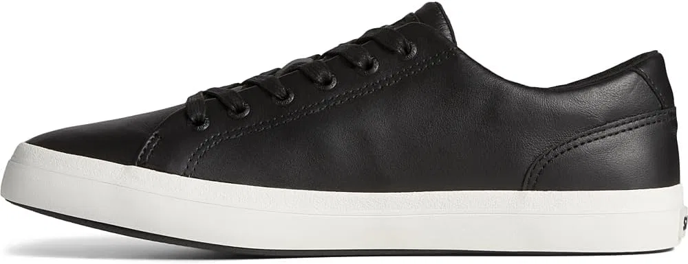 Мужские кожаные кроссовки Sperry Striper II LTT, Grainy Black — фото 4