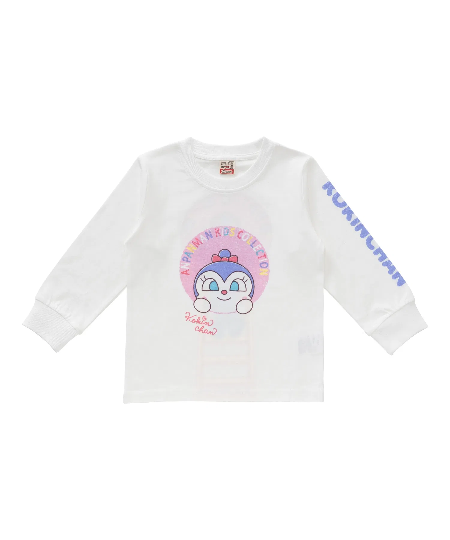 Детская футболка с длинным рукавом ANPANMAN KIDS COLLECTION Байкинман чёрная — фото 4