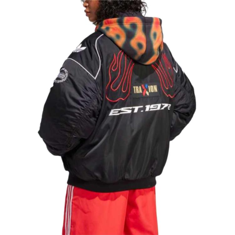Adidas Rasant Moto Bomber Jacket 'Black' Adidas Originals — фото 3