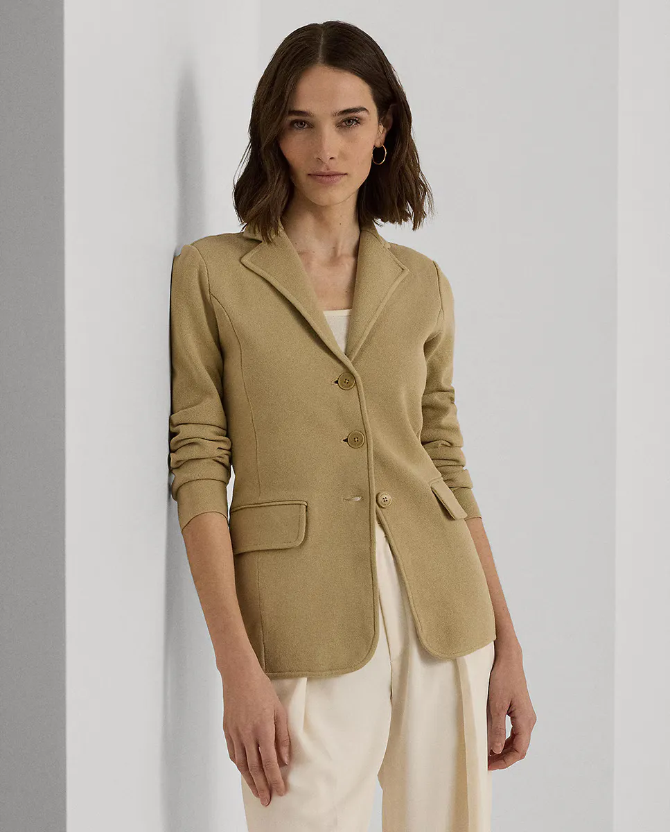 

Темно-бордовая женская куртка Lauren Ralph Lauren, бежевый
