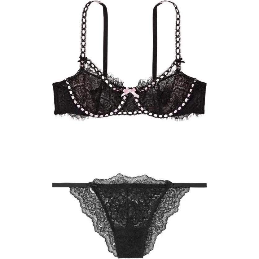 Victoria's Secret Комплект женского белья Black