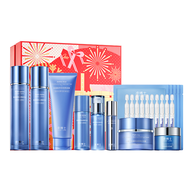 

Набор для ухода за кожей Youth Dairy 30 в подарочной коробке PROF.LING, [complete set]toner, emulsion, essence & cream set