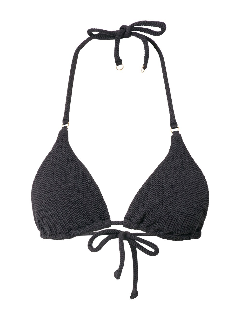 

Треугольный топ бикини Seafolly Slide Tri, черный