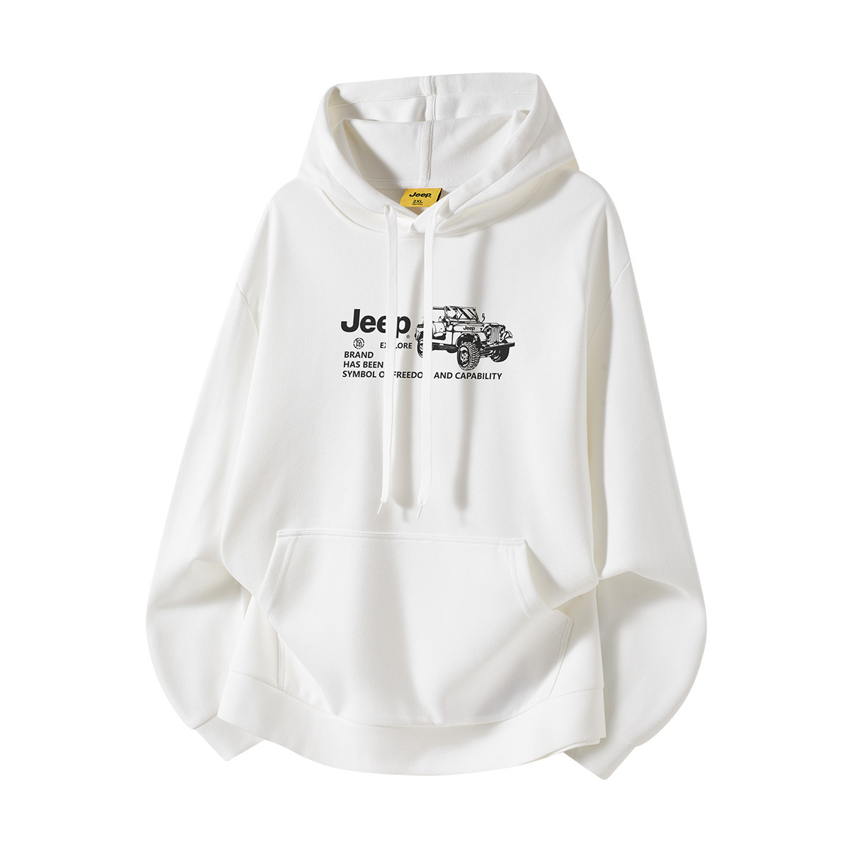 

Спортивный свитшот Unisex Jeep, белый