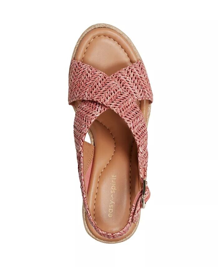 Женские босоножки Ariane Slingback на танкетке Easy Spirit, розовый — фото 4