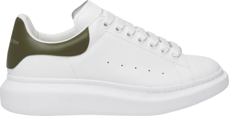 

Кроссовки Alexander McQueen Oversized Sneaker 'White Khaki', белый, Белый;серый, Кроссовки Alexander McQueen Oversized Sneaker 'White Khaki', белый