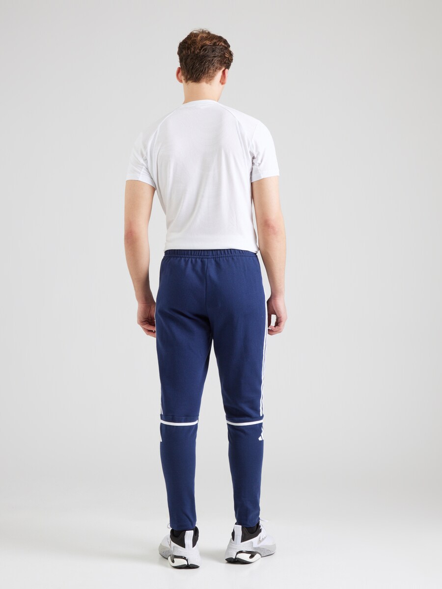 Зауженные тренировочные брюки ADIDAS PERFORMANCE, темно-синий — фото 4