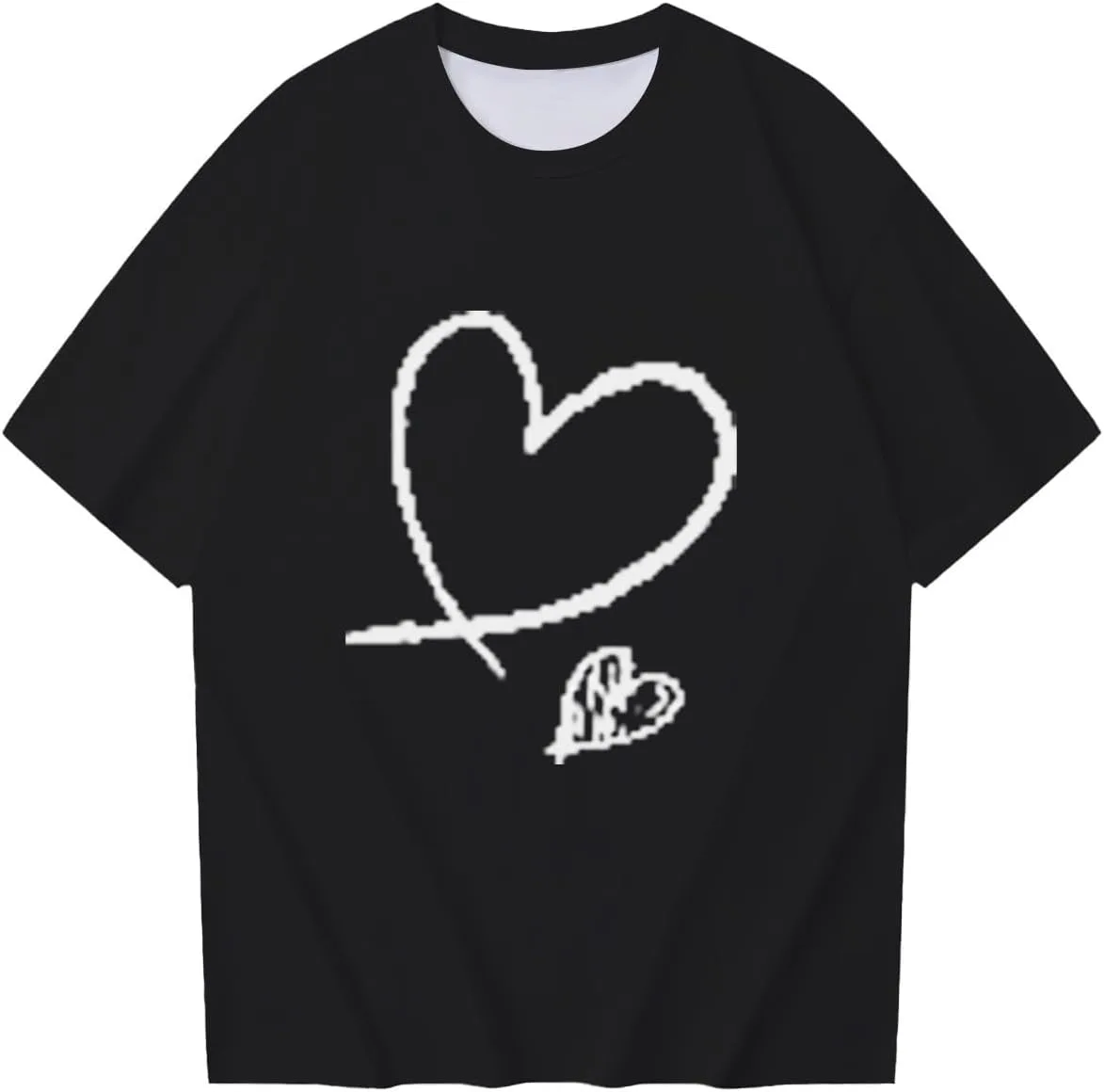 

Мужская футболка Oversized с принтом Love Heart