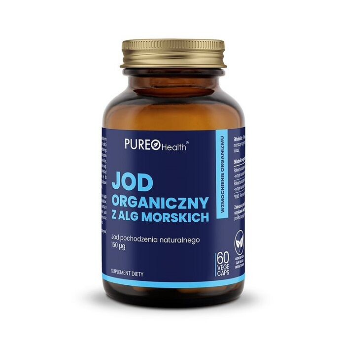 

Pureo Health Jod Organiczny z Alg Morskich препарат, содержащий йод, 60 шт.