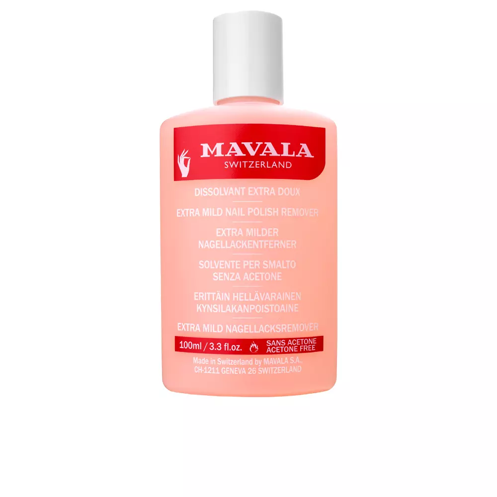

Средство для снятия лака Quitaesmalte rosa sin acetona Mavala, 100 мл.