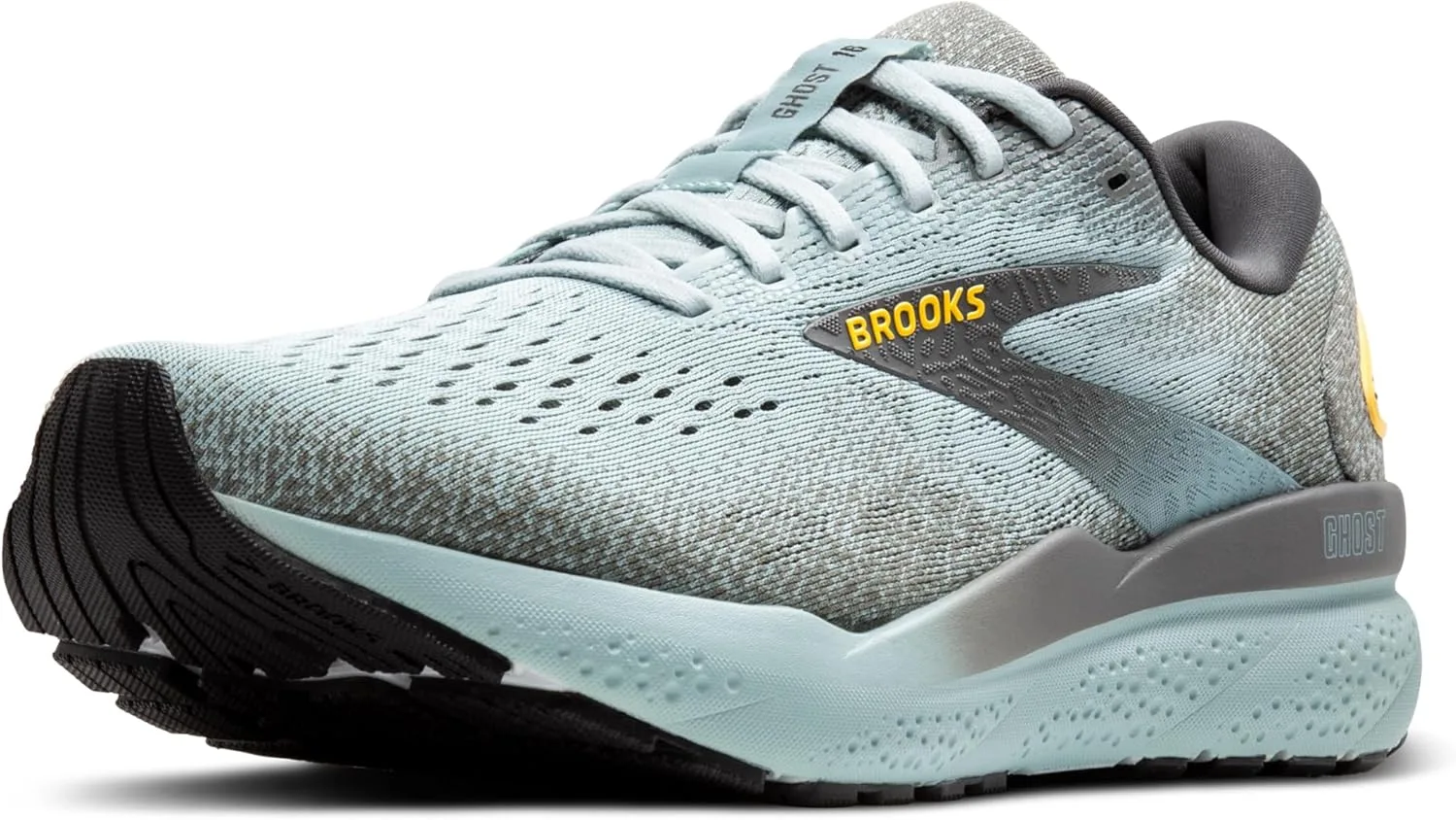 Мужские кроссовки Brooks Ghost 16, серый/золотой