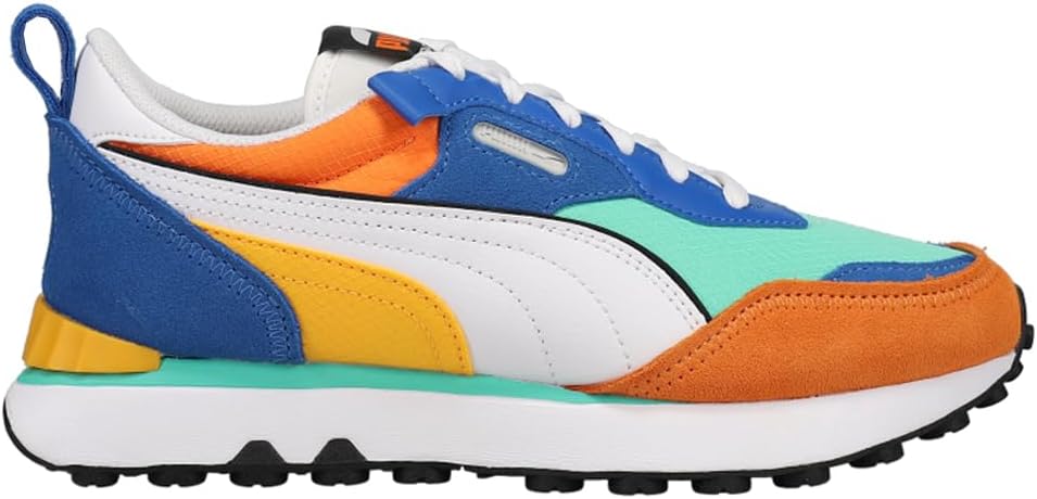 

Детские кроссовки PUMA Boys Rider Fv Future Vintage на шнуровке, повседневные - серые