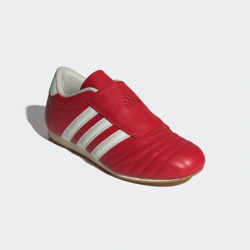 Кроссовки Adidas Taekwondo Shoes, цвет Red/Off White/Gum — фото 4