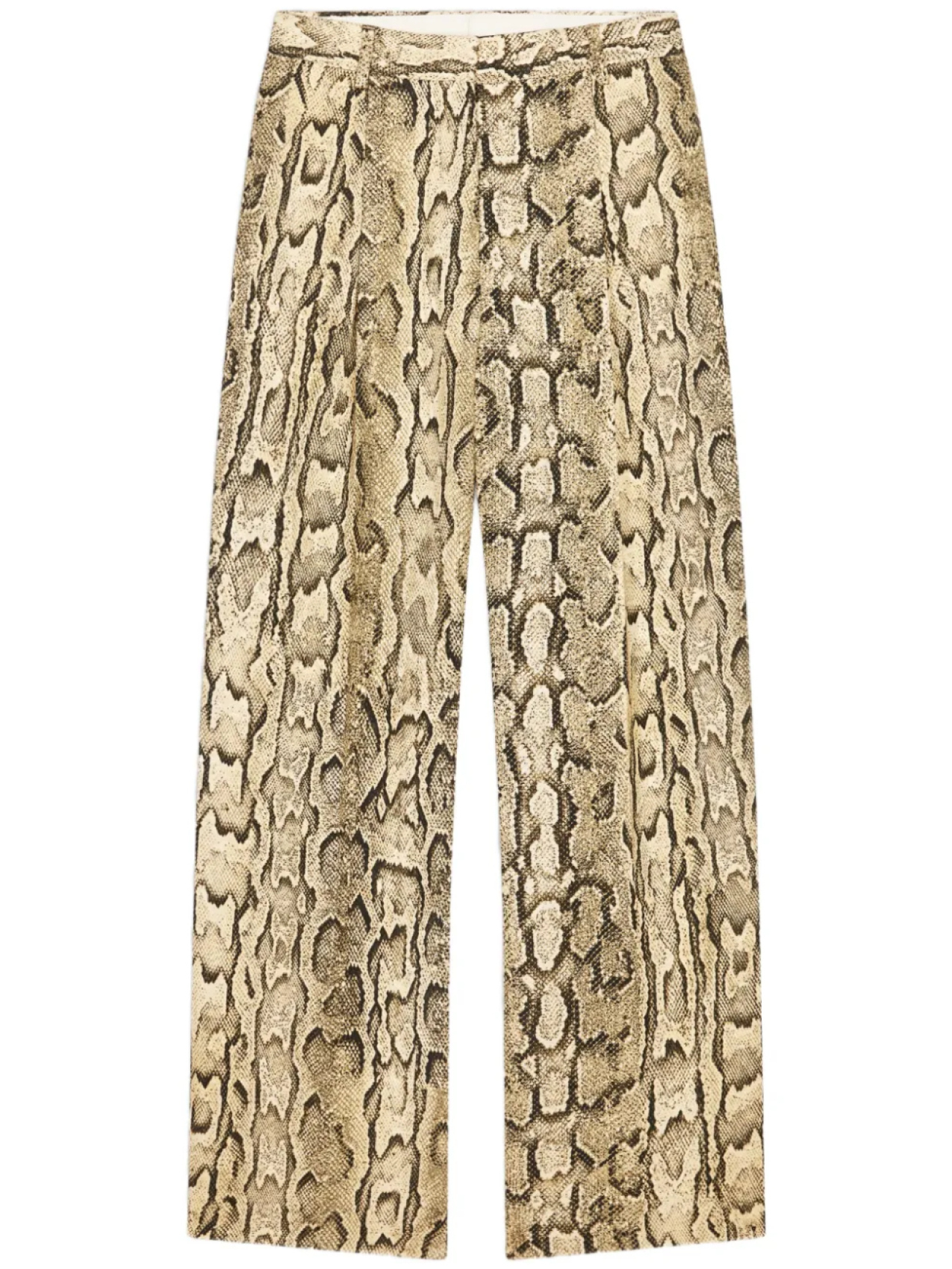

DRIES VAN NOTEN жаккардовые брюки палаццо, нейтральный