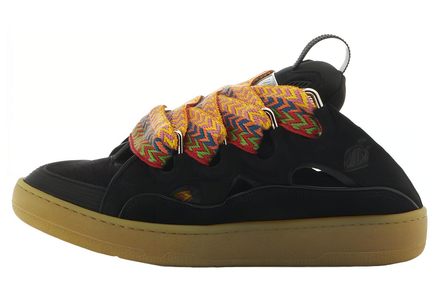 

Кожаные мюли с черным покрытием Lanvin, Original Shoe Box Included