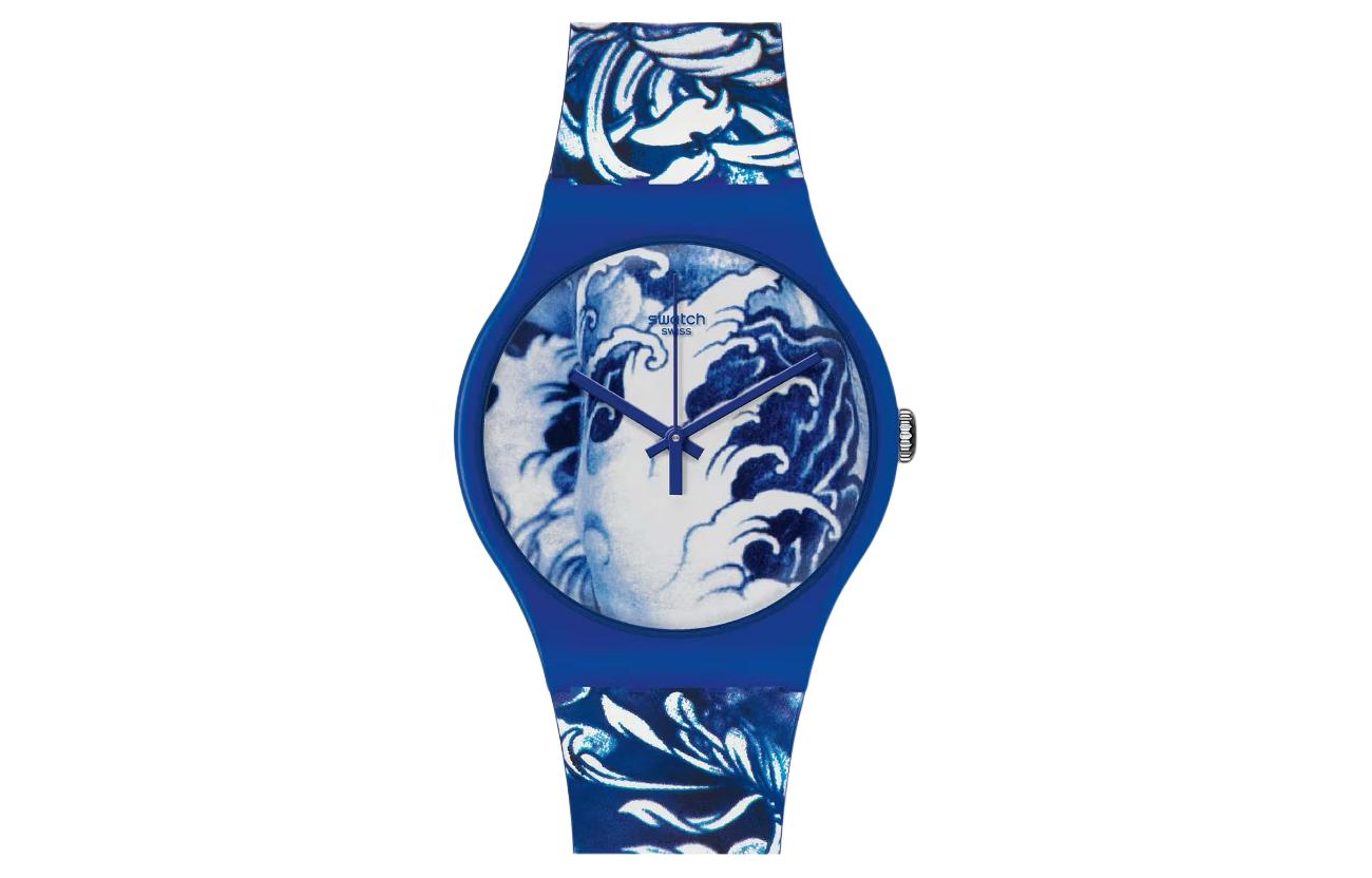 

Унисекс синие часы SUOZ154 SWATCH