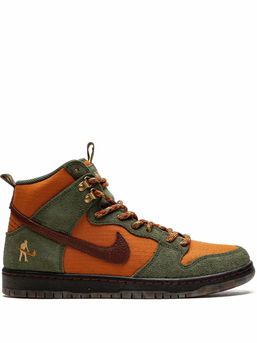Кроссовки SB Dunk High Work Boots из коллаборации с Pass~Port Nike, зеленый