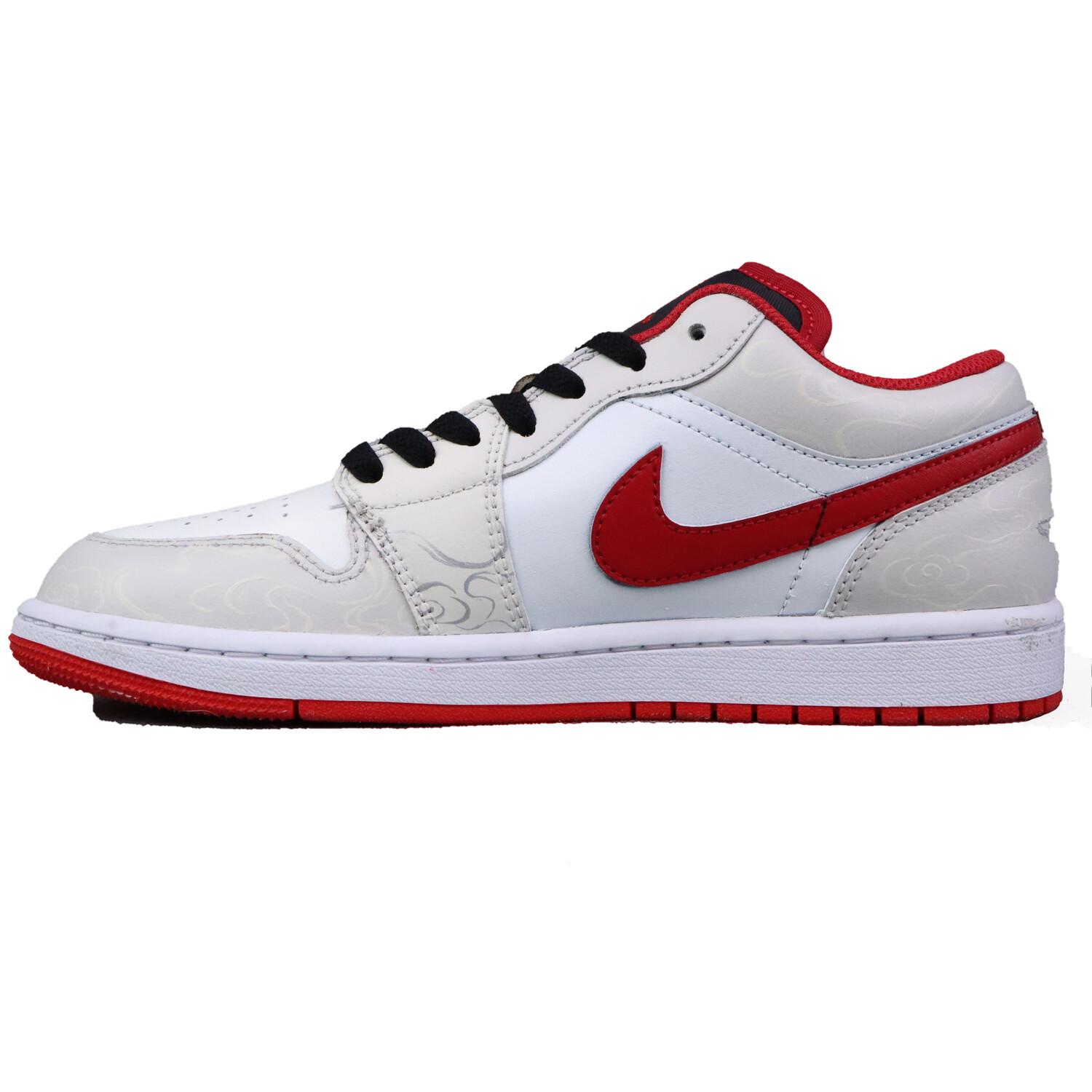 

Кроссовки Air Jordan 1 Vintage Basketball Shoes Women's Low-top White/red, цвет Off White