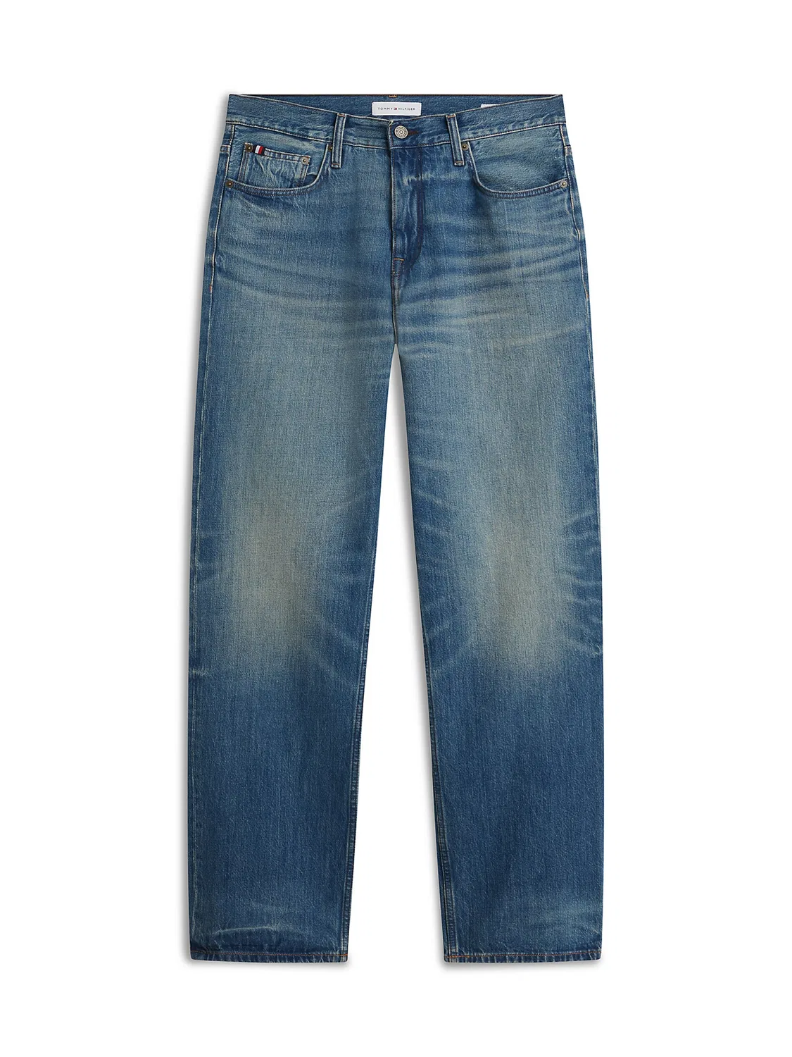 Джинсы Tommy Hilfiger свободного кроя Faded Relaxed синего цвета