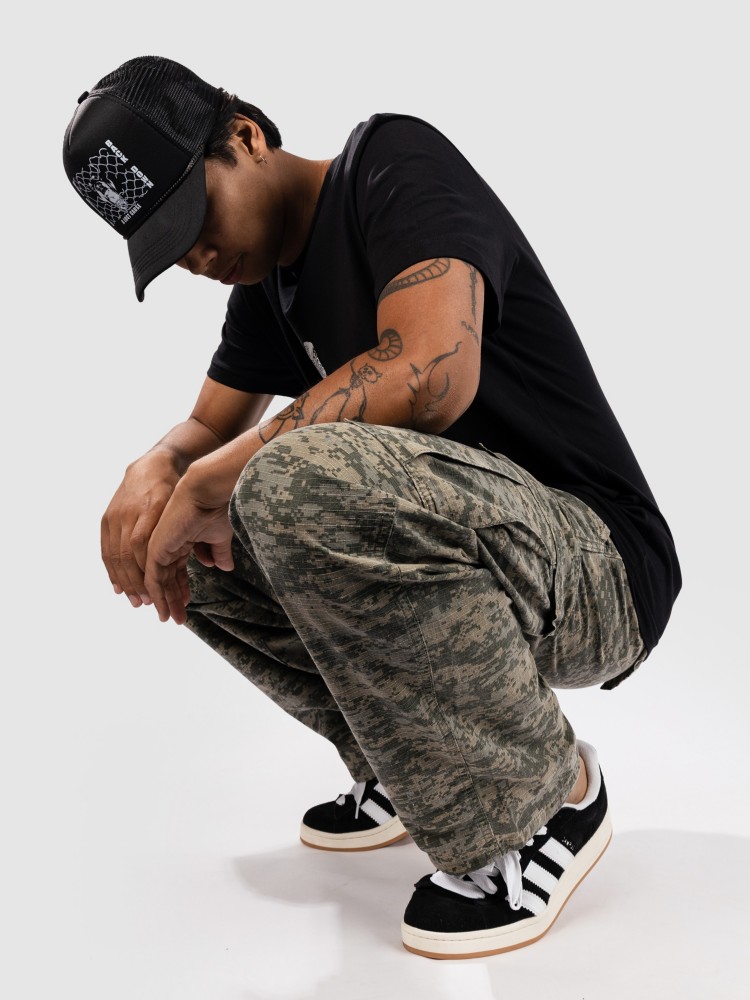 

Повседневные брюки Blue Tomato Camo Ripstop Cargo Hose, green digital camo