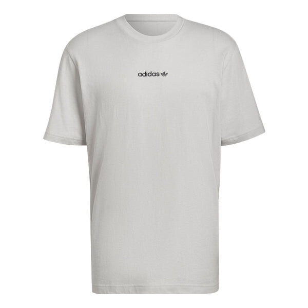 

Футболка adidas originals Logo Printing Round Neck Pullover Short Sleeve White, мультиколор