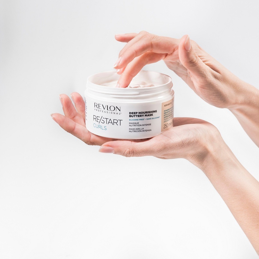 Маска для волос restart curls nourishing mask Revlon Professional, объем 250 мл — фото 3