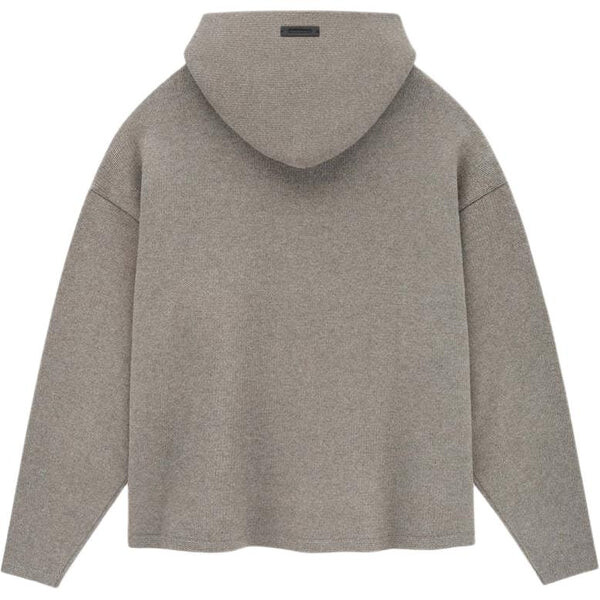 Толстовка ss24 knit hoodie 'heather grey' Fear Of God Essentials, серый — фото 2