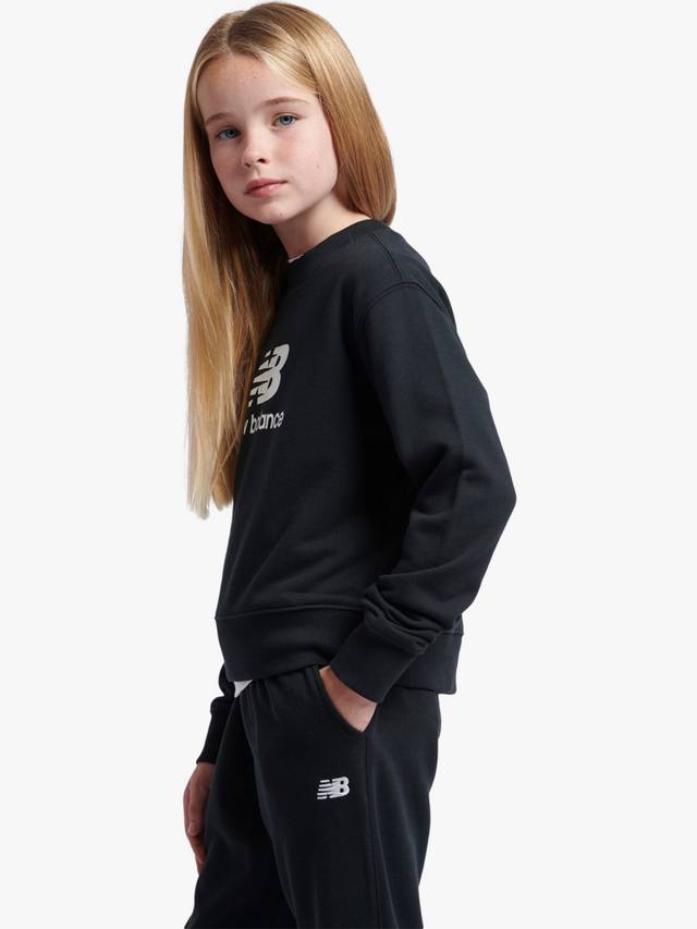 

Детский худи с логотипом из французского футера New Balance, Caviar