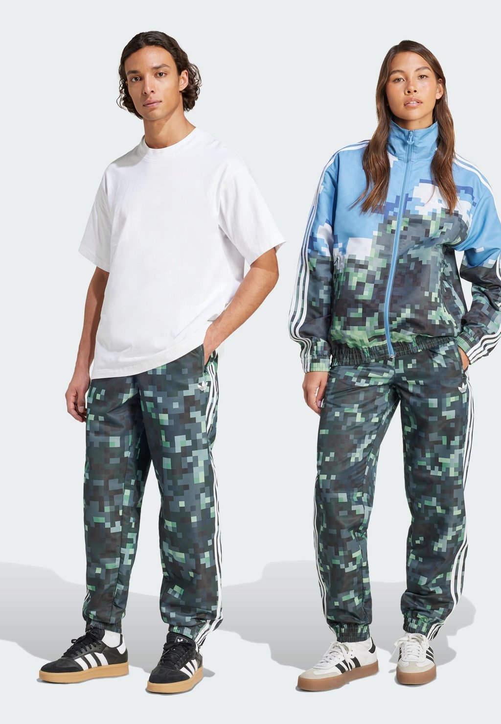 

Спортивные штаны MINECRAFT TRACKPANT Adidas Originals, оливковый