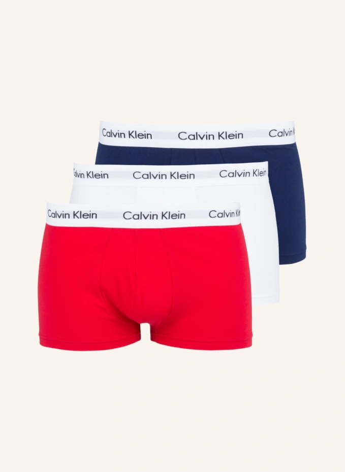 

Комплект из 3 боксёрских шорт cotton stretch Calvin Klein, белый