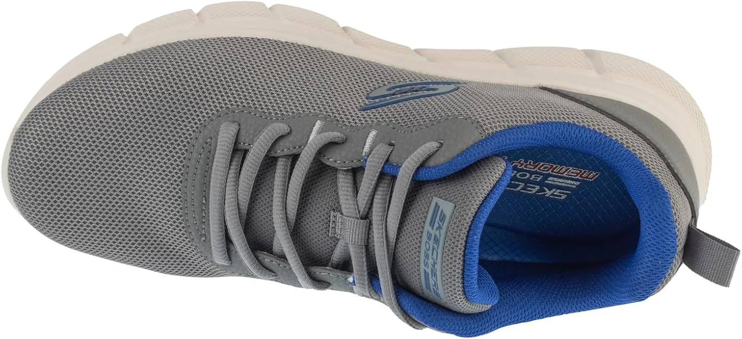 Мужские кроссовки Skechers Bobs B Flex - ICY Edge 118109-DKGY, темно-серый вязаный — фото 3