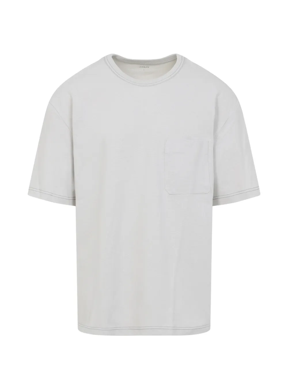 

Футболка с нагрудным карманом Lemaire, бежевый