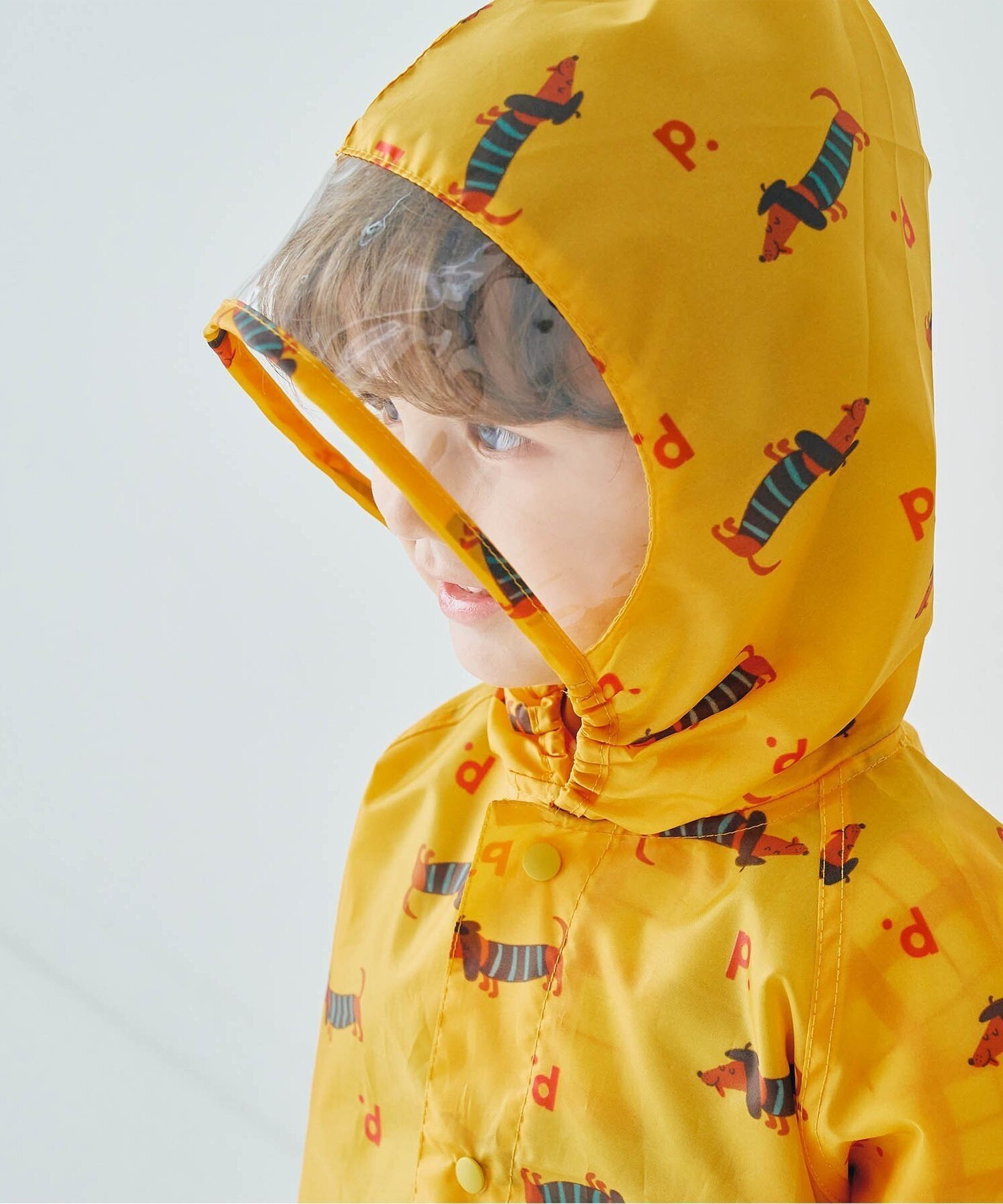 Дождевик с узором — отличное решение в дождливые дни P.premier, Yellow — фото 4