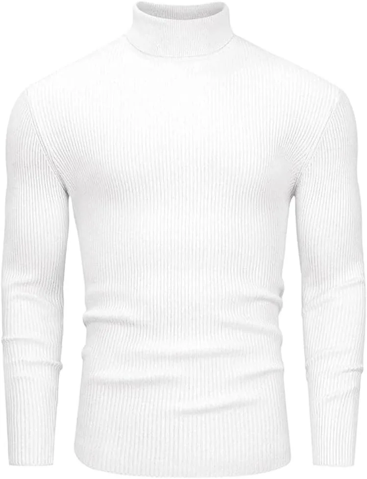 

Мужской свитер-водолазка Slim Fit с длинными рукавами