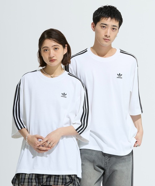 

Футболка оверсайз Adicolor Adidas Originals, белый