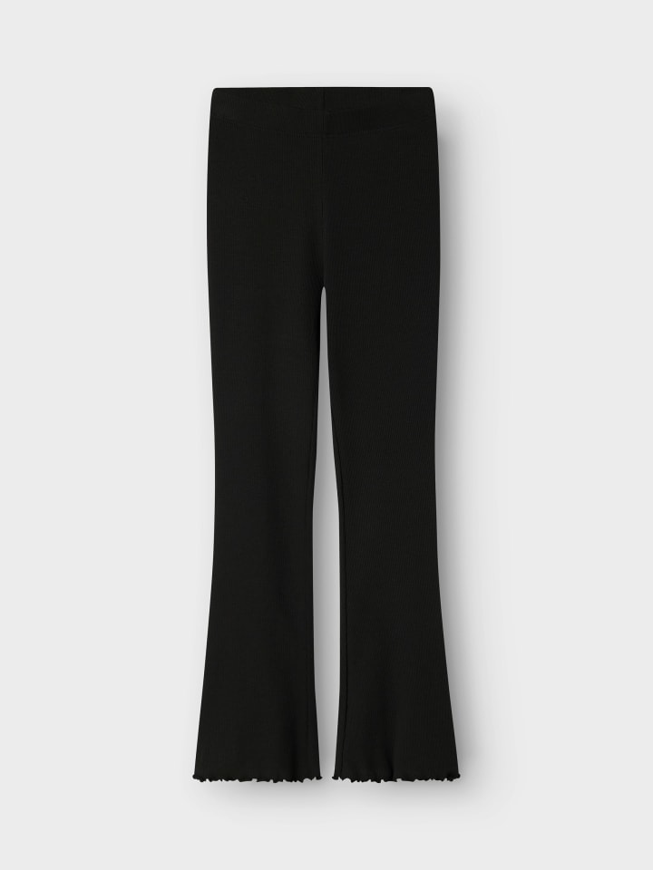 Name it Леггинсы NKFNAKAL BOOTCUT LEGGING черного цвета — фото 3
