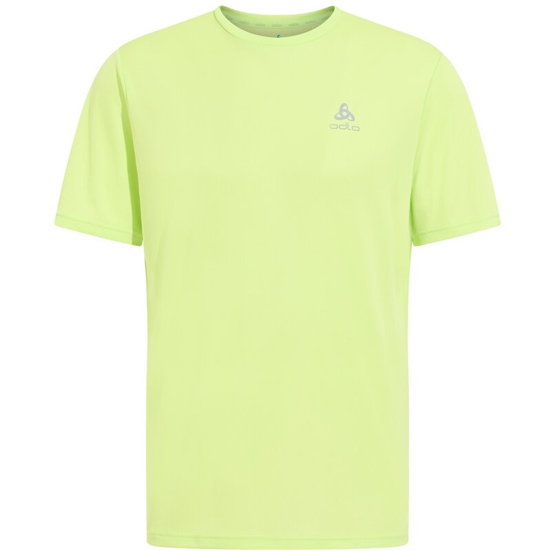 

Футболка с круглым вырезом, с/у, essentia Odlo, зеленый