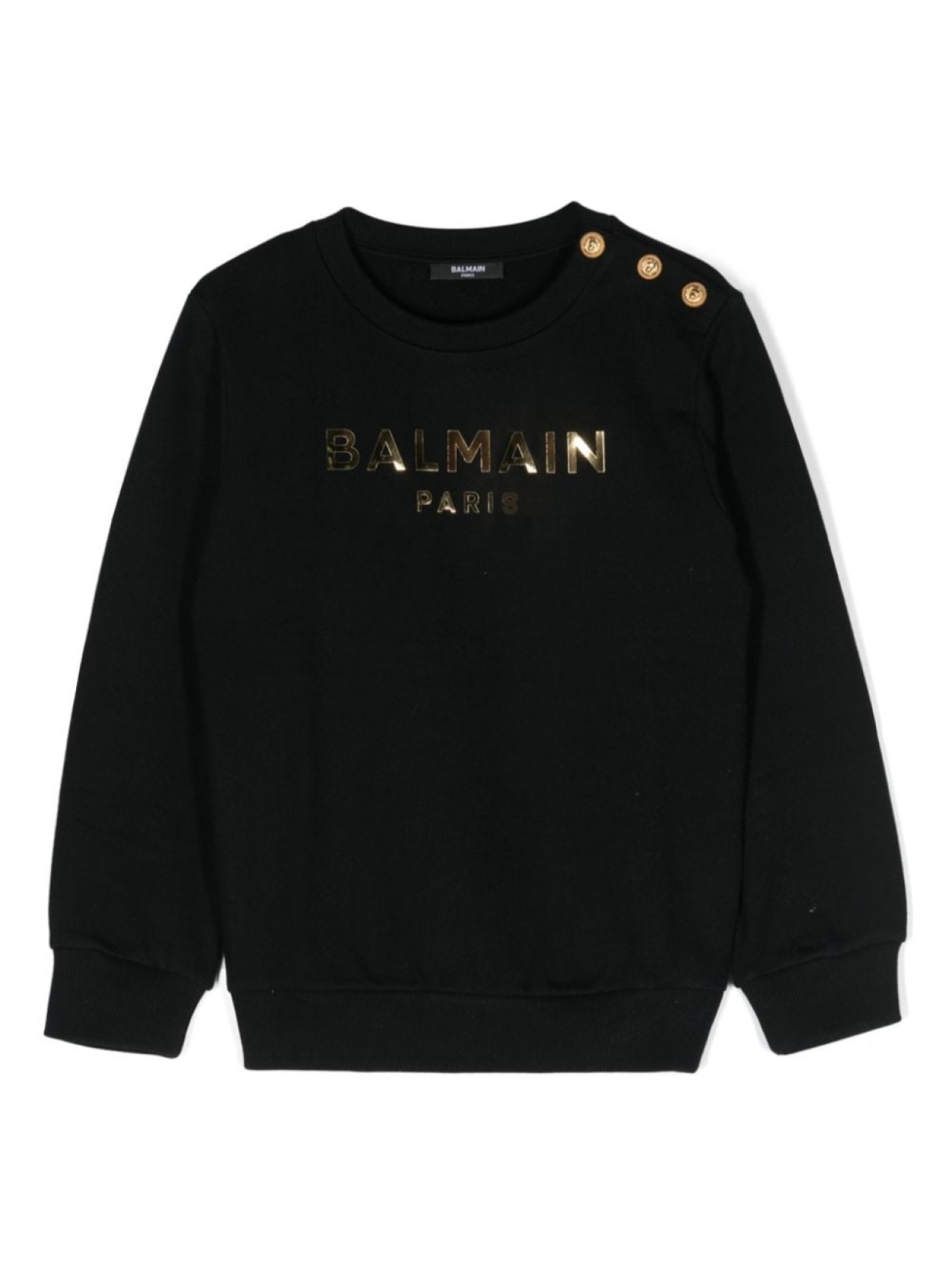 

Balmain Kids толстовка с логотипом, черный