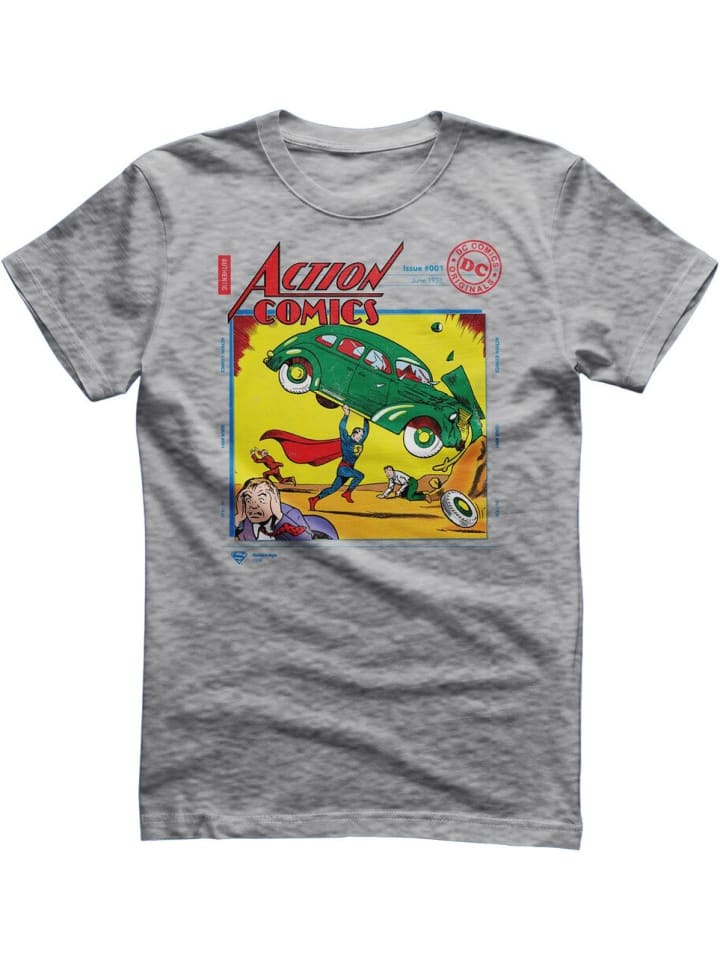 

Футболка Superman in Action Comics Issue 001 T-Shirt серого цвета Superman, Серый, Футболка Superman in Action Comics Issue 001 T-Shirt серого цвета Superman