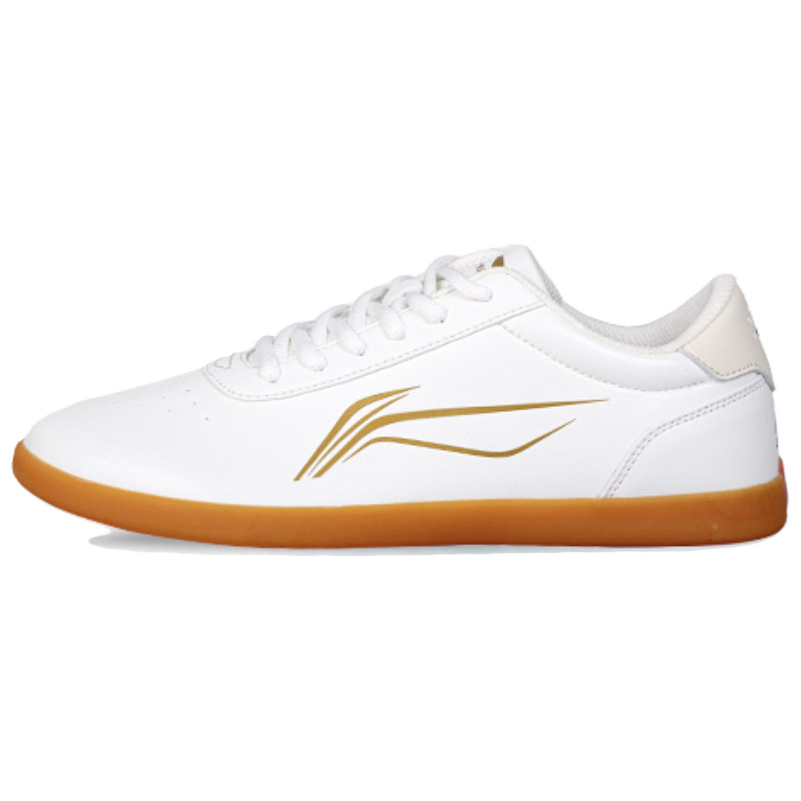 

Кроссовки LINING Skateboarding Shoes Unisex Low-top White/Gold, белый/золотой