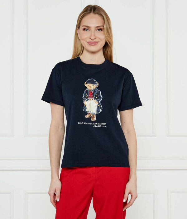 

Футболка Polo Ralph Lauren с рисунком, синий