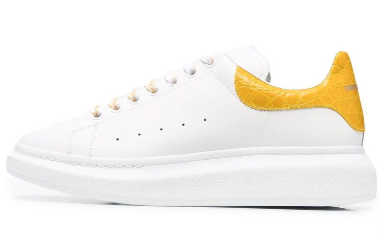 

Кроссовки Alexander McQueen Oversized Sneaker 'White Yellow Crocodile'