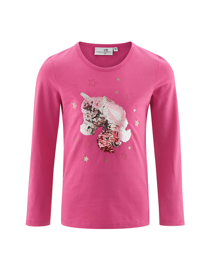 

Лонгслив happy girls by Eisend Longsleeve, цвет Pink/Bunt