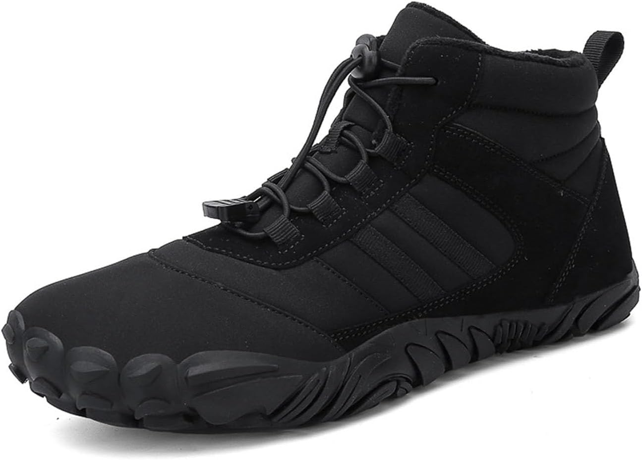 

Ботинки для женщин и мужчин, зимние ботинки для женщин с широкой носочной частью, противоскользящие ботинки Generic, черный