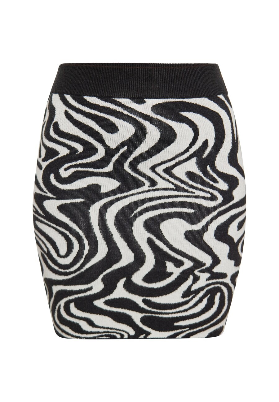

Юбка мини swirly Skirt, цвет black/wool white