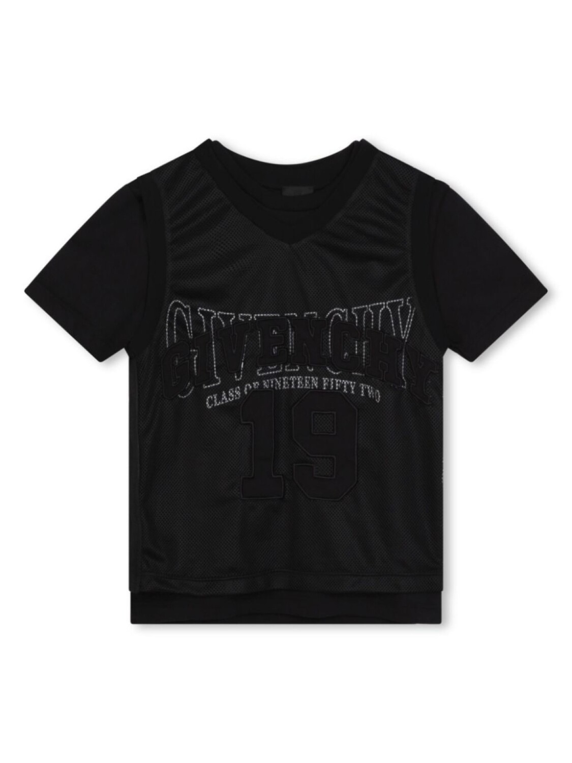 

Givenchy Kids комплект из футболки и топа с логотипом, черный