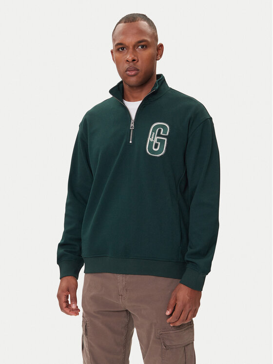 

Свитшот regular fit M5BQ18 K0552 Guess, зеленый